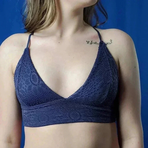 H&M Triangle Halter Bikini Tank Top - L - Picture 5 of 6